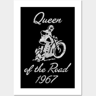 Queen of the Road - in white Posters and Art